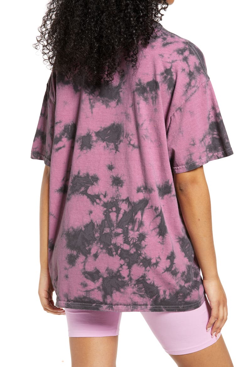Eagles Tie Dye Dad Graphic Tee, Alternate, color, TIE DYE