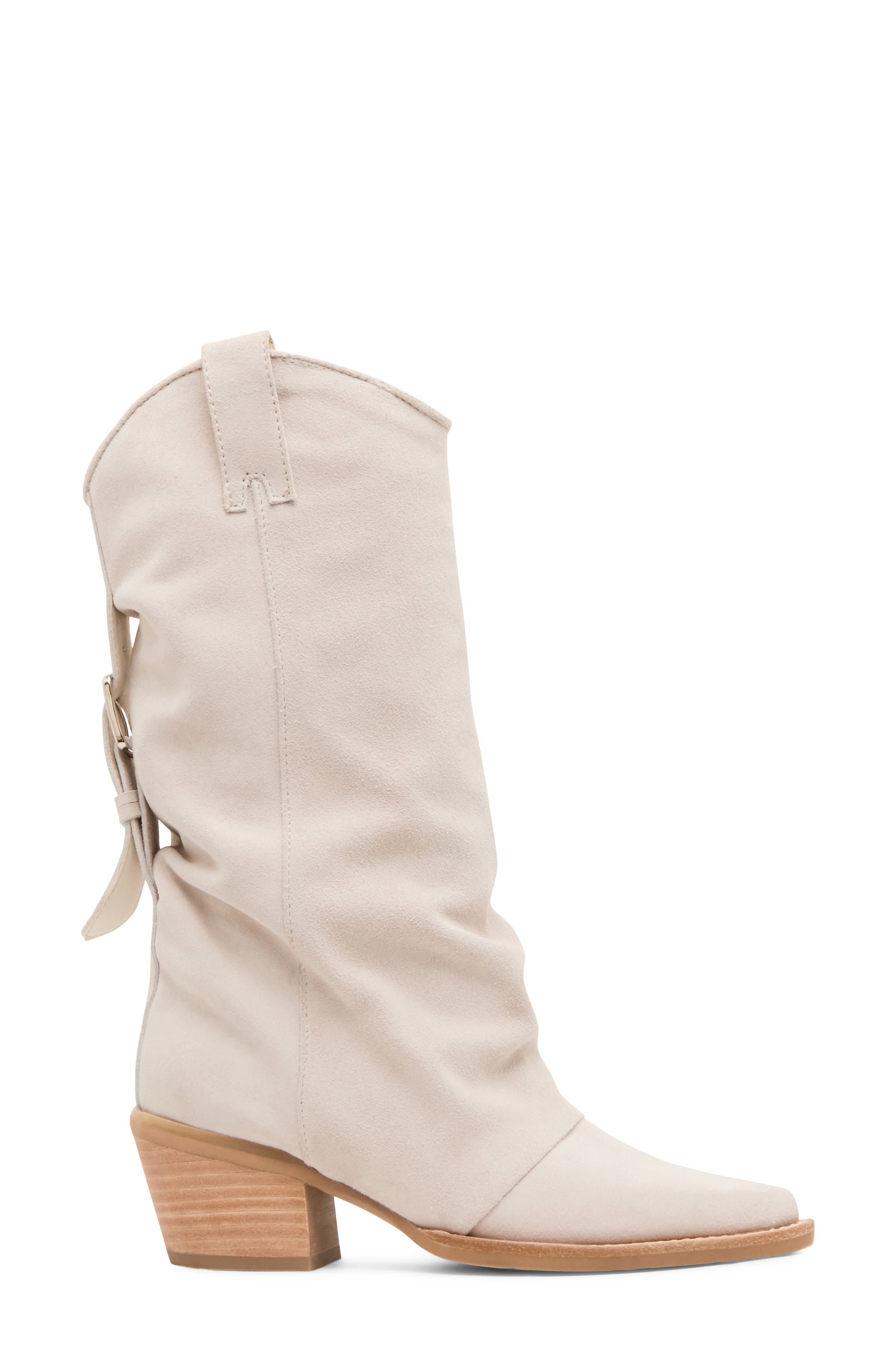 Aldora Boot, Alternate, color, BONE SUEDE