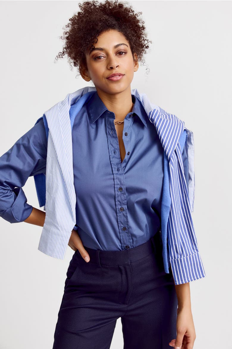 The Icon Shirt, Alternate, color, Midway Blue