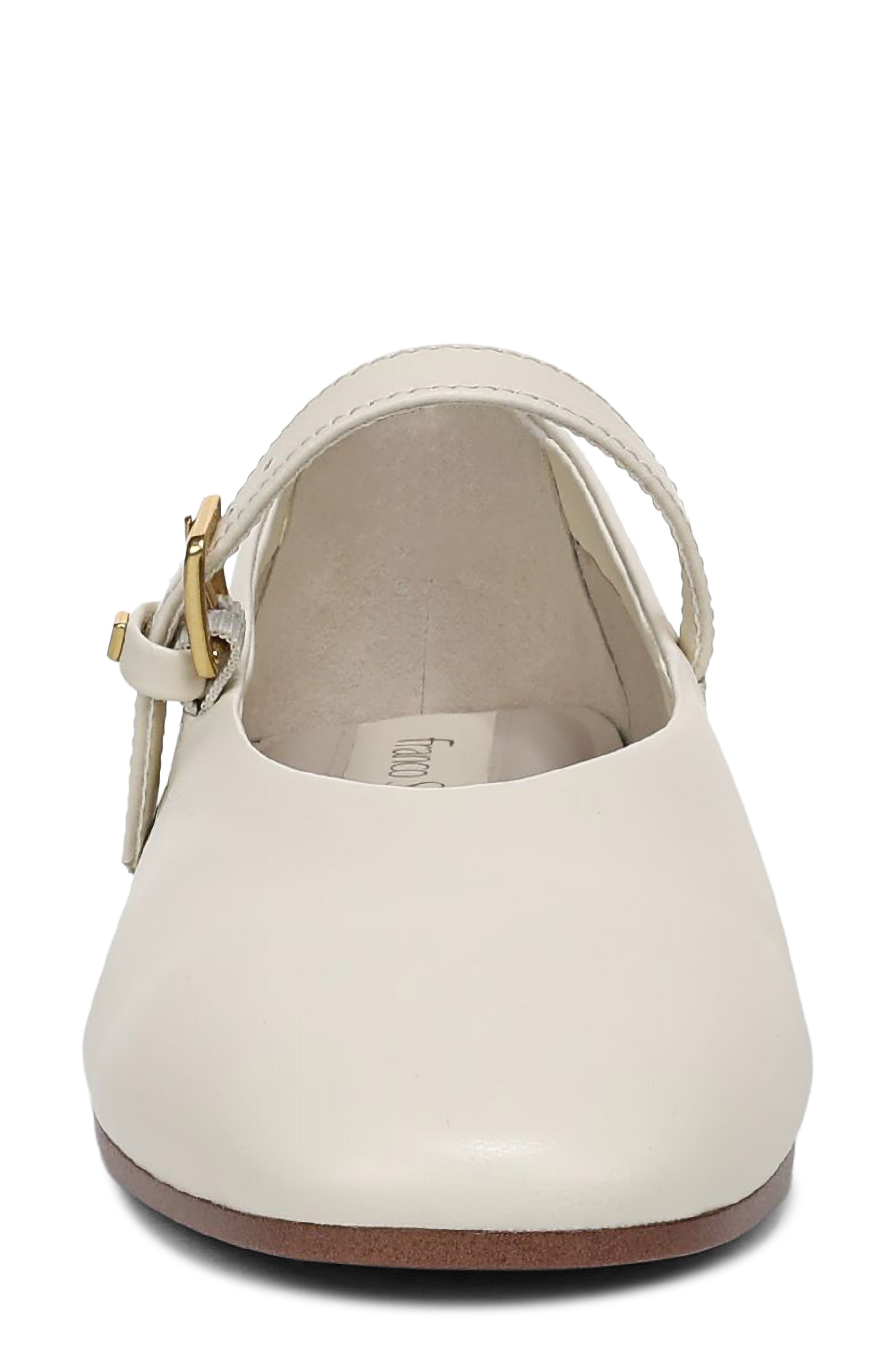 Odilia Mary Jane Flat, Alternate, color, MARSHMALLOW
