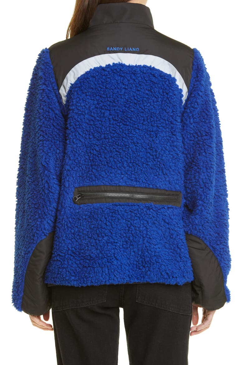 Rushi Fleece Jacket, Alternate, color, COBALT