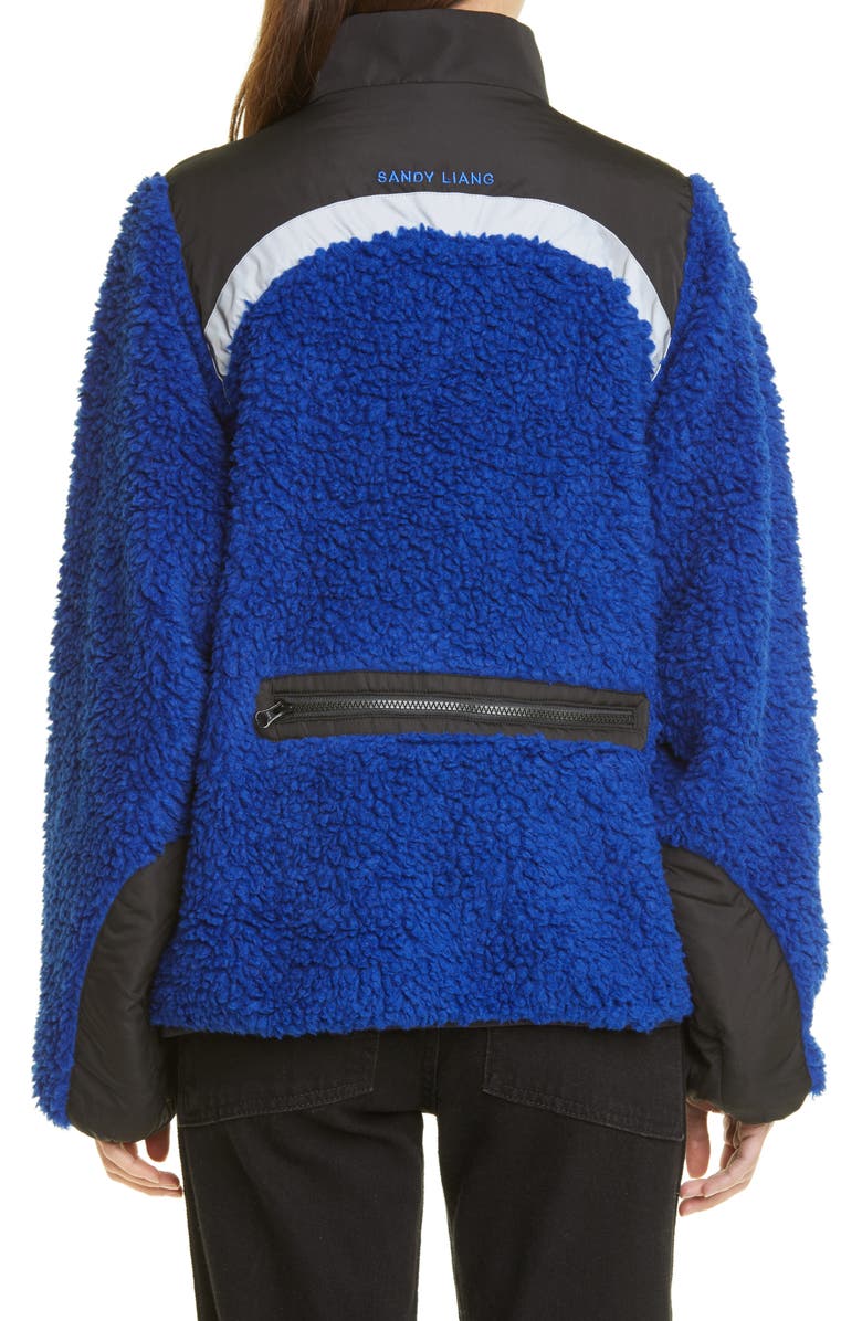 Sandy Liang Rushi Fleece Jacket, Alternate, color, 