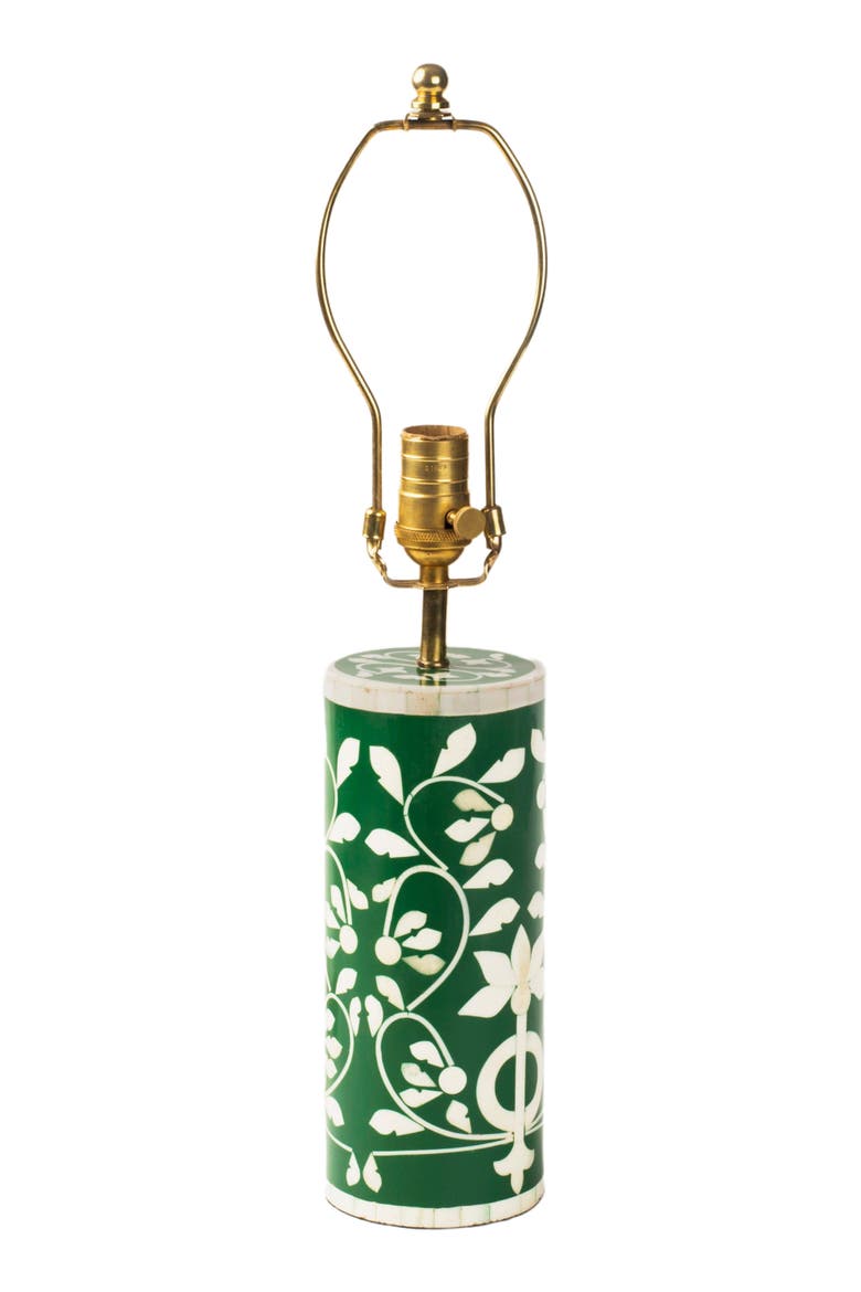Floral Vines Table Lamp - Green, Main, color, Floral
