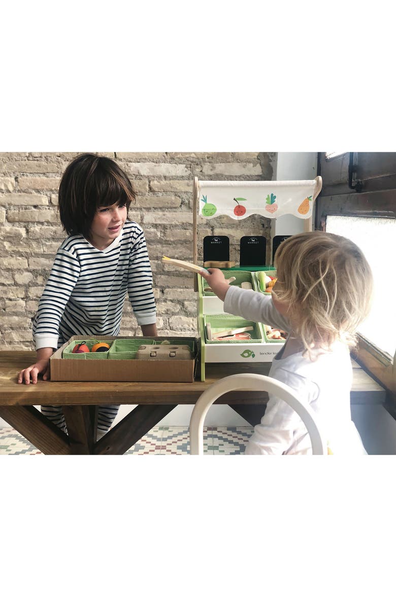 Tender Leaf Toys Farmers' Market Stall Playset, Alternate, color,