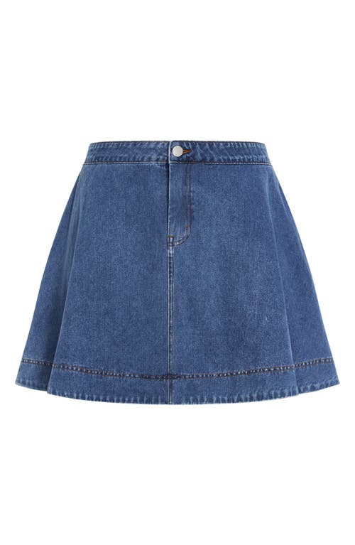 CITY CHIC CITY CHIC FLARED DENIM SKIRT