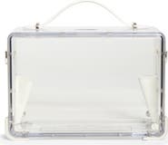 Christian Louboutin Small Tactical Thru Clear Crossbody Briefcase Bag