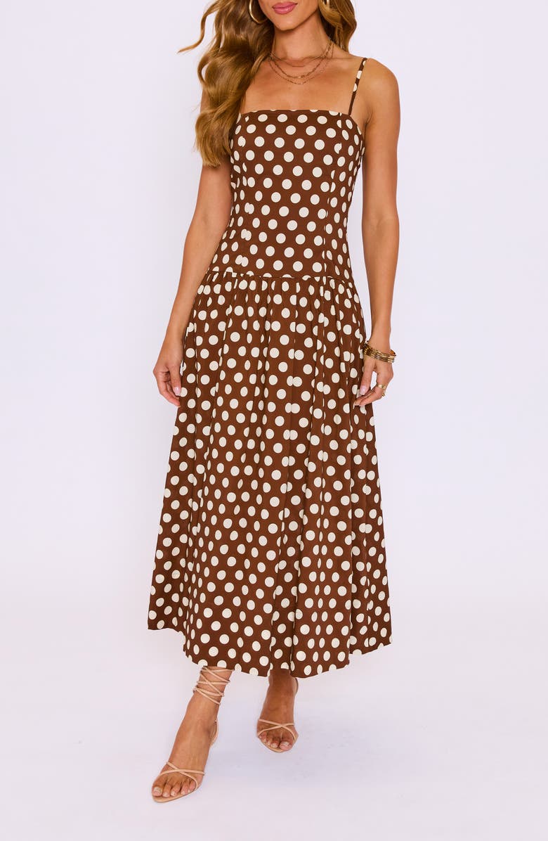 VICI Collection Pretty Woman Dropwaist Sleeveless Maxi Dress, Alternate, color,