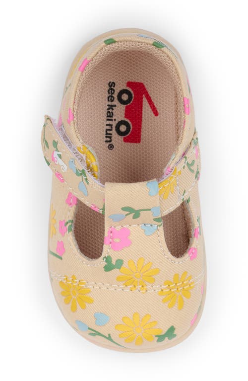 See Kai Run Girls Bianca Mini Shoes - Little Kid In Oatmeal/floral