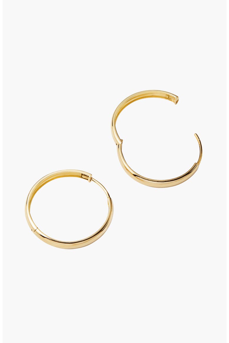 Bold Large Hoops, Alternate, color, Yellow Gold