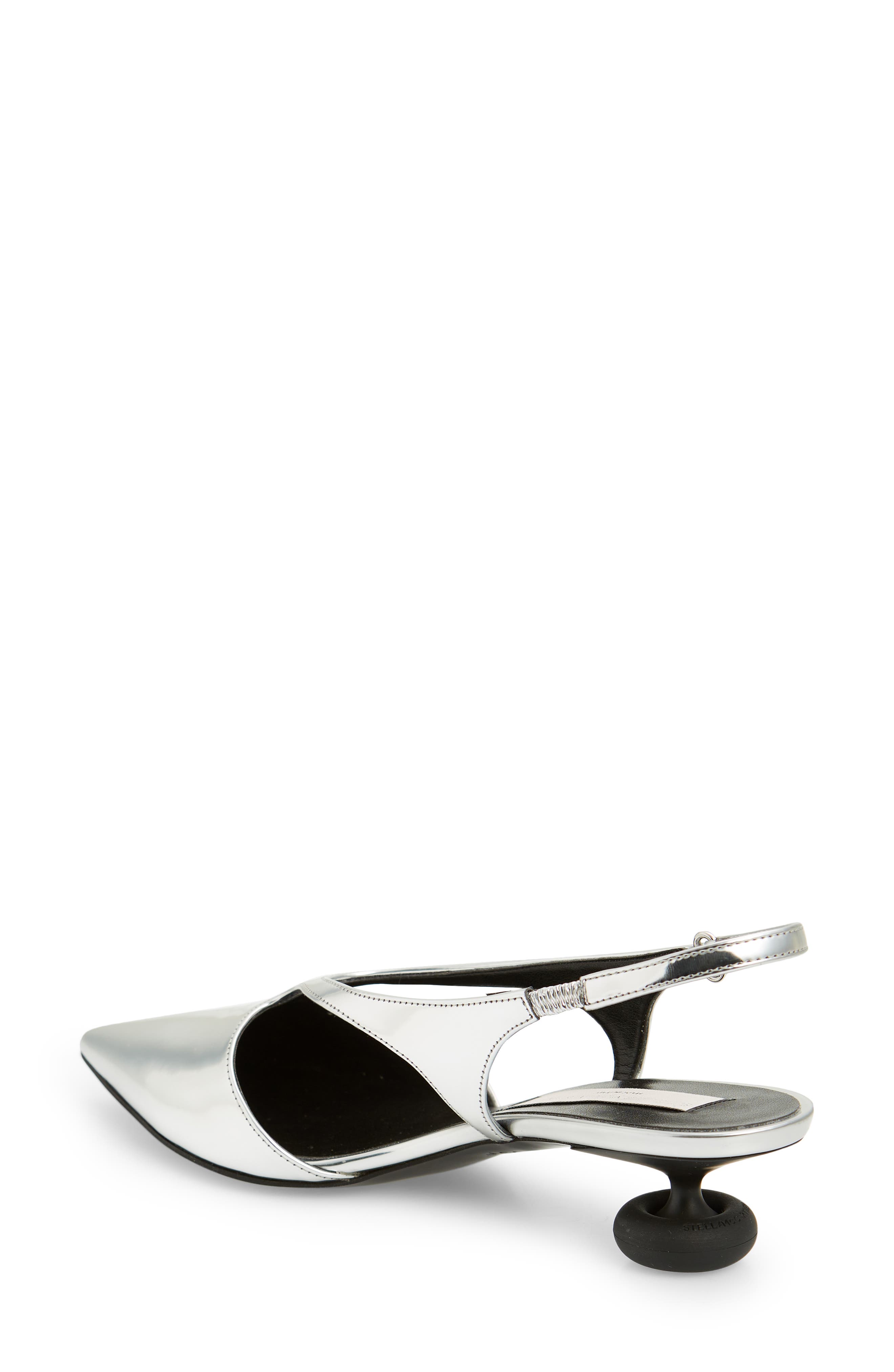 Stella McCartney Shroom Mirror Slingback Pump, Alternate, color, 
