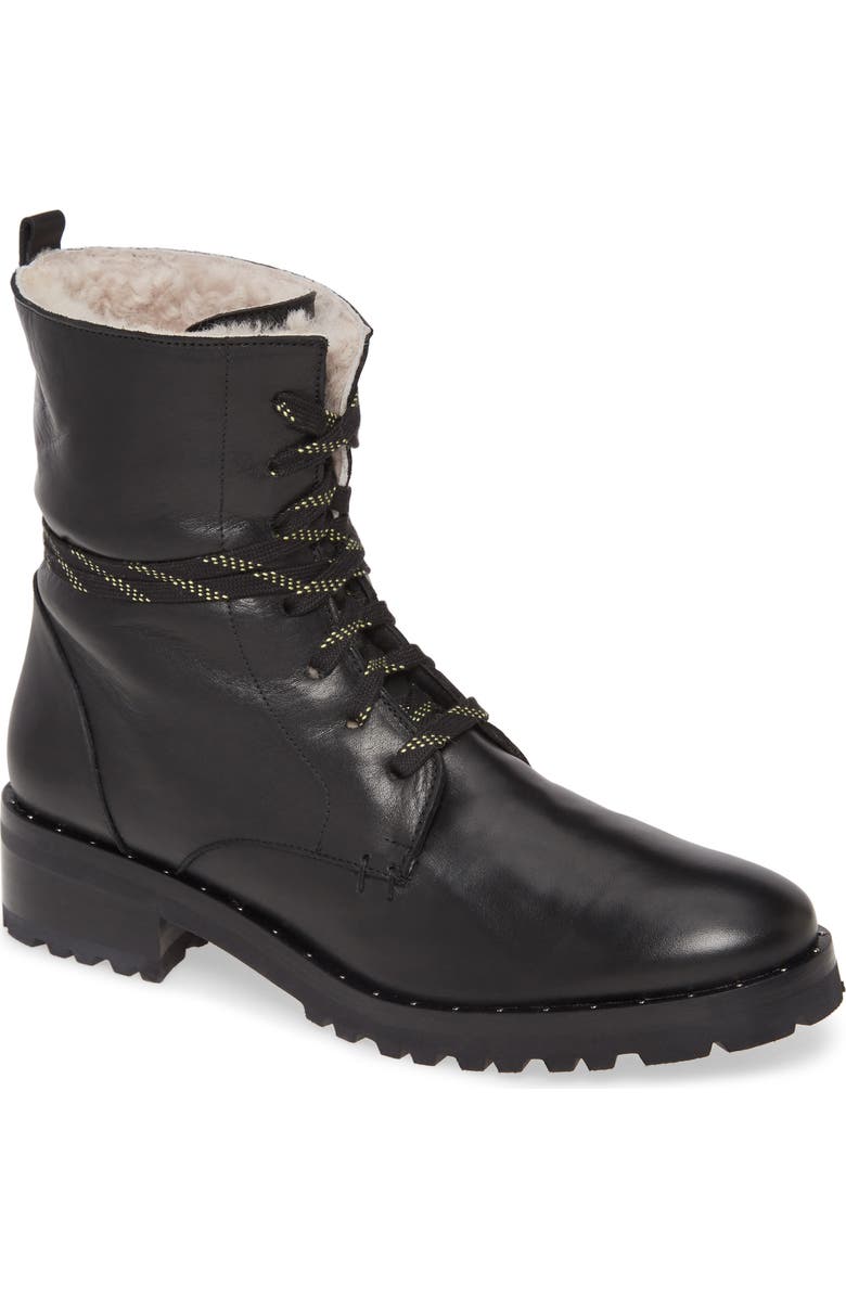 Freda Salvador Genuine Shearling Lined Hiker Boot, Main, color,