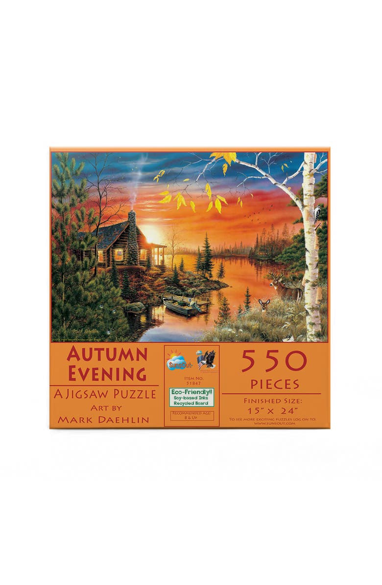 Sunsout Autumn Evening 550 piece Jigsaw Puzzle for Adults, Alternate, color, Multicolor