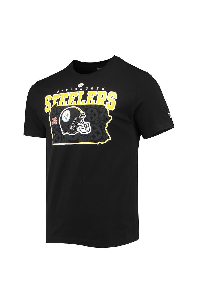 New Era Men's New Era Black Pittsburgh Steelers Local Pack T-Shirt, Alternate, color, Black