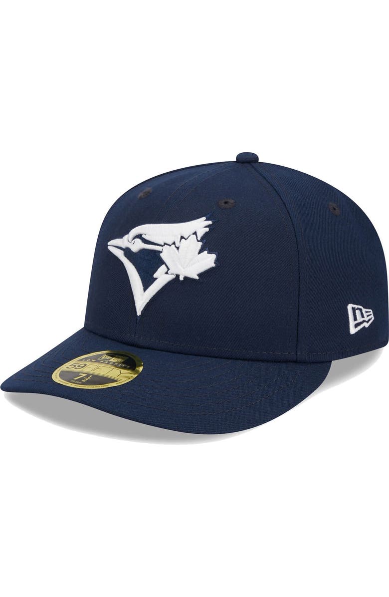New Era Men's New Era Navy Toronto Blue Jays Oceanside Low Profile 59FIFTY Fitted Hat, Alternate, color, 