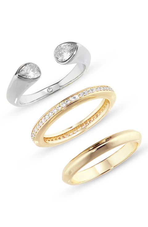 Set of 3 Mixed Rings
