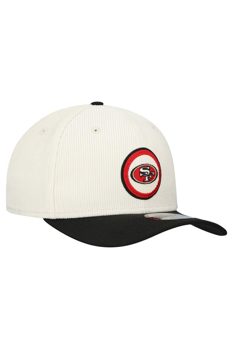 Men's New Era  Stone San Francisco 49ers  Loyal Corduroy 9SEVENTY Adjustable Hat, Alternate, color, Stone