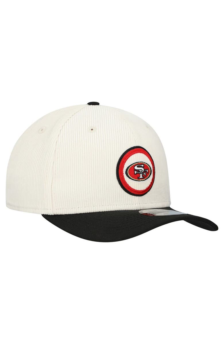 New Era Men's New Era  Stone San Francisco 49ers  Loyal Corduroy 9SEVENTY Adjustable Hat, Alternate, color, Stone