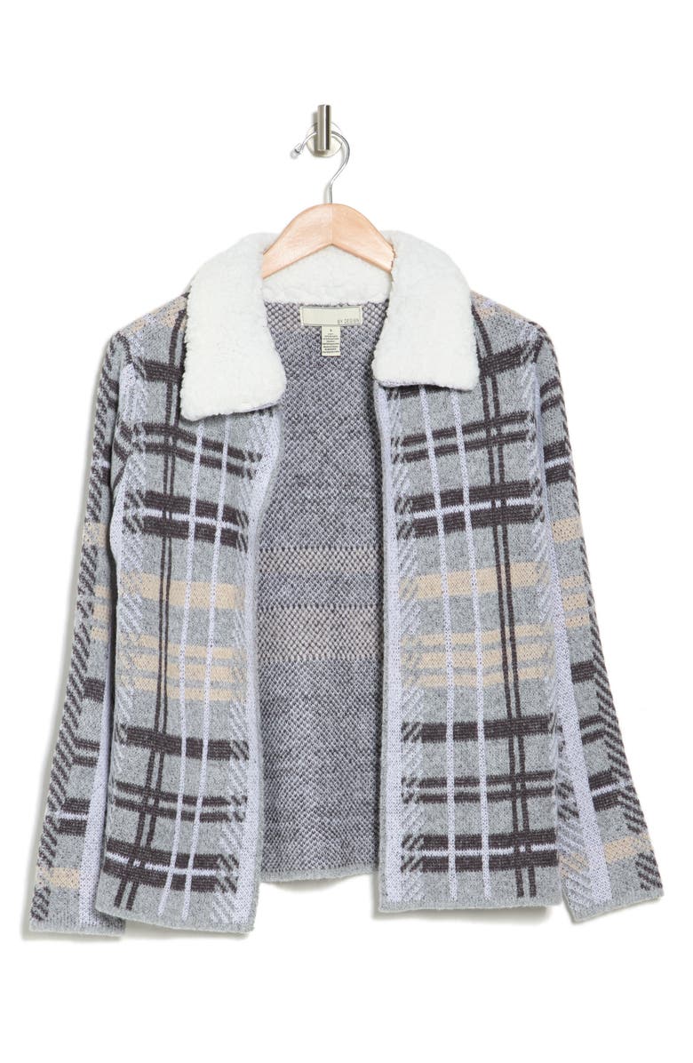 BY DESIGN Thelma Faux Shearling Collared Sweater, Alternate, color, 