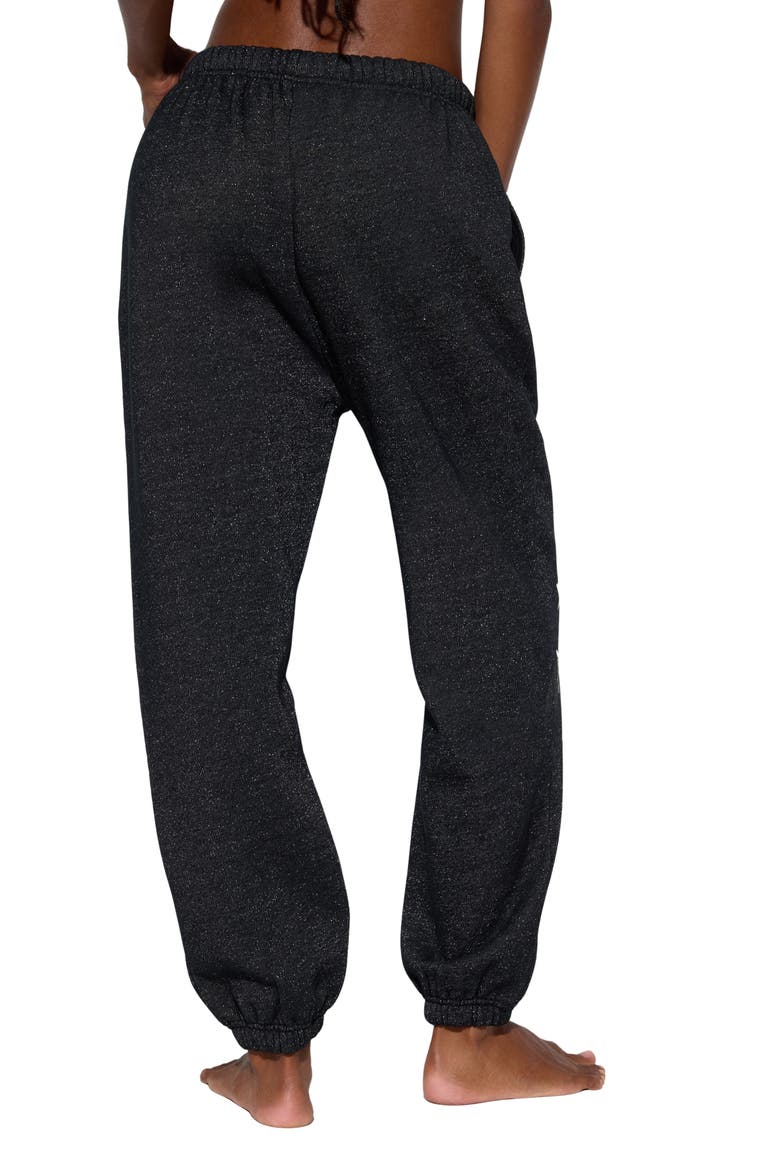 Saturn Cotton Blend Sweatpants, Alternate, color, BLACK