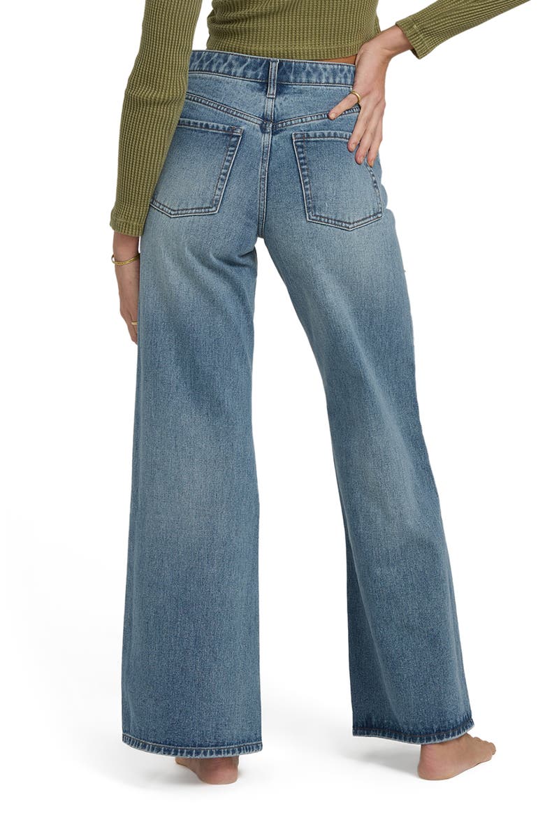 Free Fall High Waist Flare Leg Jeans, Alternate, color, ATLANTIC DEEP