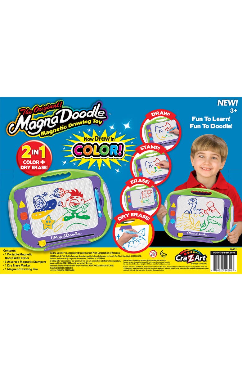 CRA-Z-ART Magnadoodle Magnetic Drawing Toy, Alternate, color, Multicolored