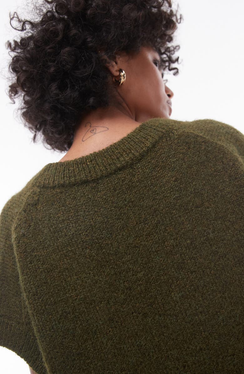 Topshop Boxy Sweater Vest, Alternate, color, 