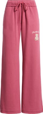 Vinyl Icons Teddy Cotton Blend Fleece Sweatpants