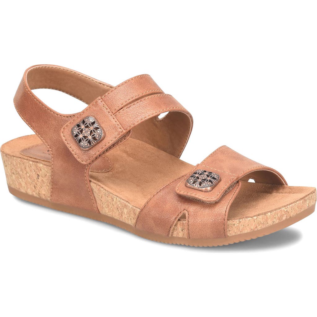 Eurosoft Gallantin Wedge Sandal In Luggage