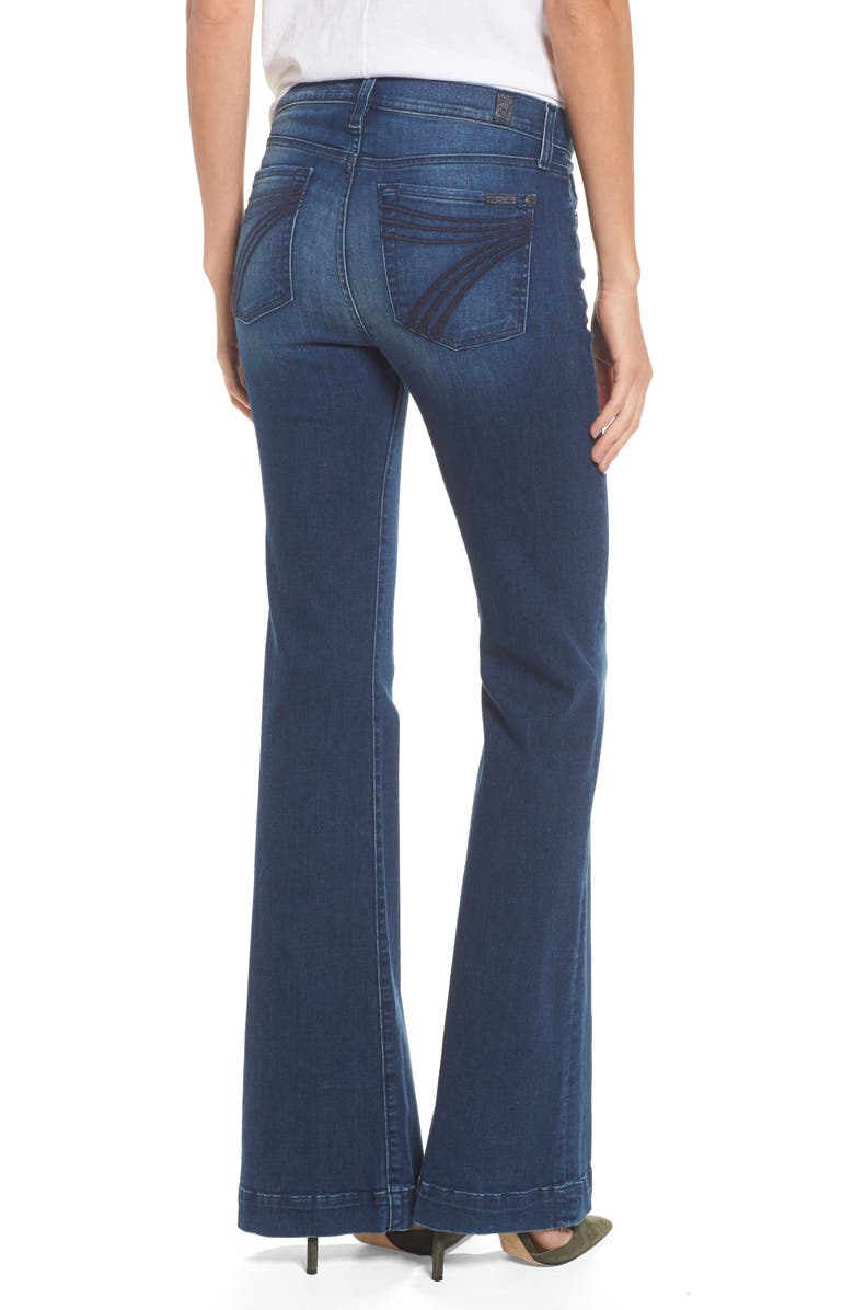 7 For All Mankind <sup>®</sup> Dojo Wide Leg Jeans, Alternate, color,