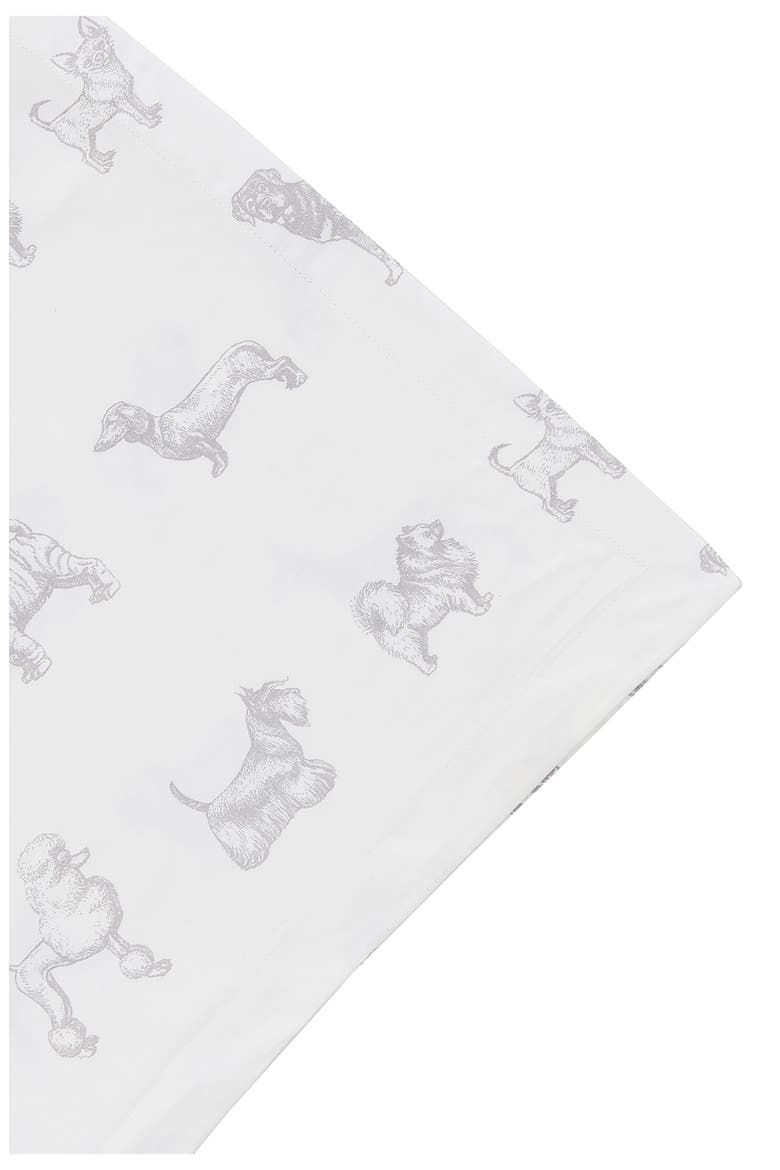 Dog 400 Thread Count Cotton Duvet Set, Alternate, color, GREY