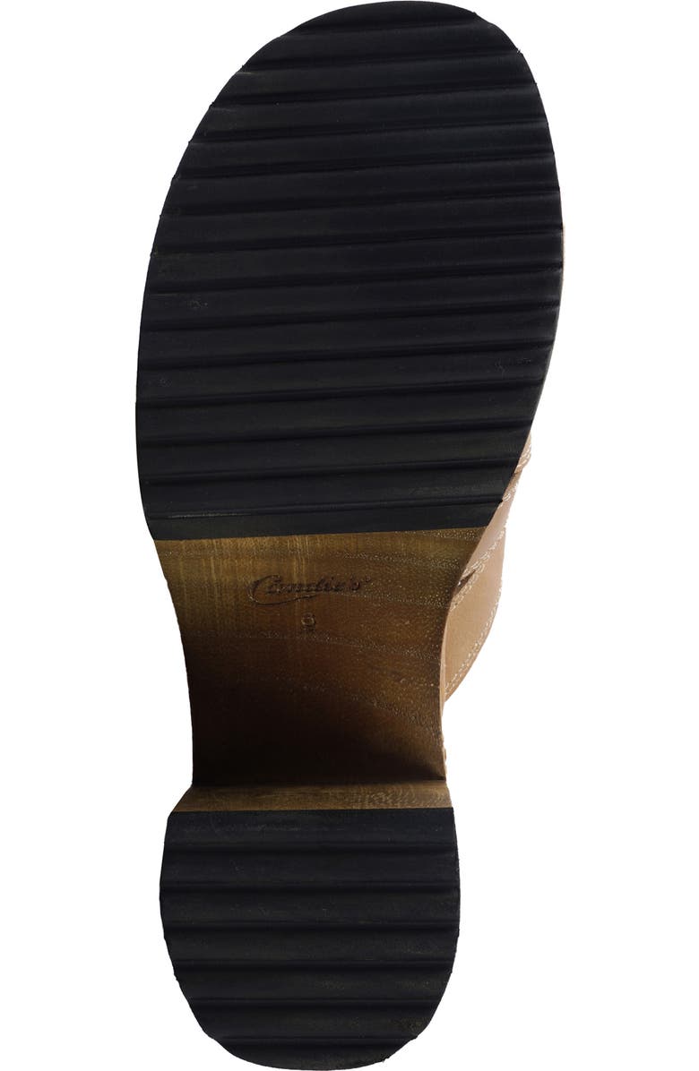 Candie's Fiore Platform Slide Sandal, Alternate, color, Natural Leather