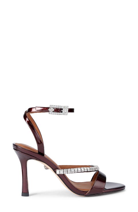 Crystal Ankle Strap Sandal (Women)