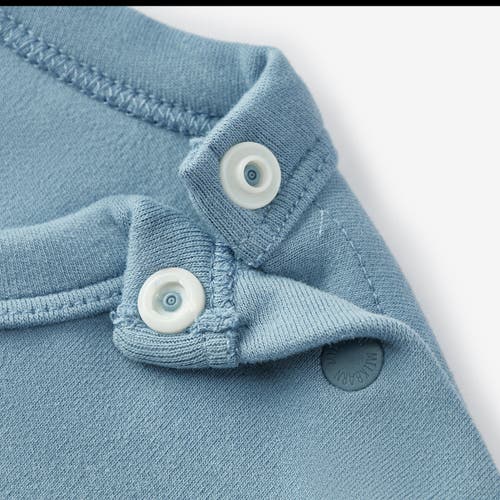 Milkbarn Brushed Long Sleeve T-shirt In Blue