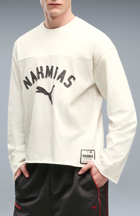 x NAHMIAS Long Sleeve Cotton Graphic T-Shirt