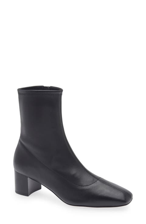 Kels Leather Zip Bootie