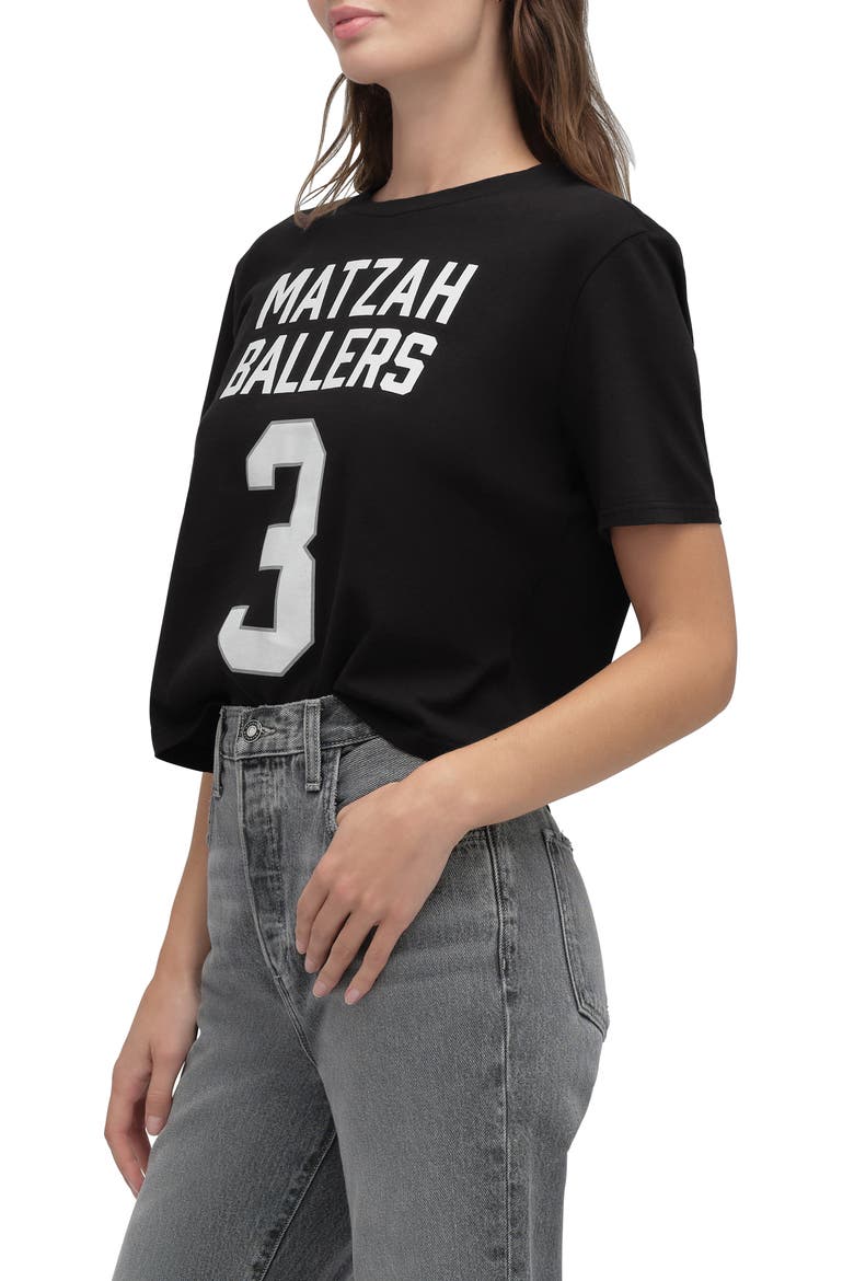 x 'Nobody Wants This' Matza Ballers Graphic T-Shirt, Alternate, color, BLACK