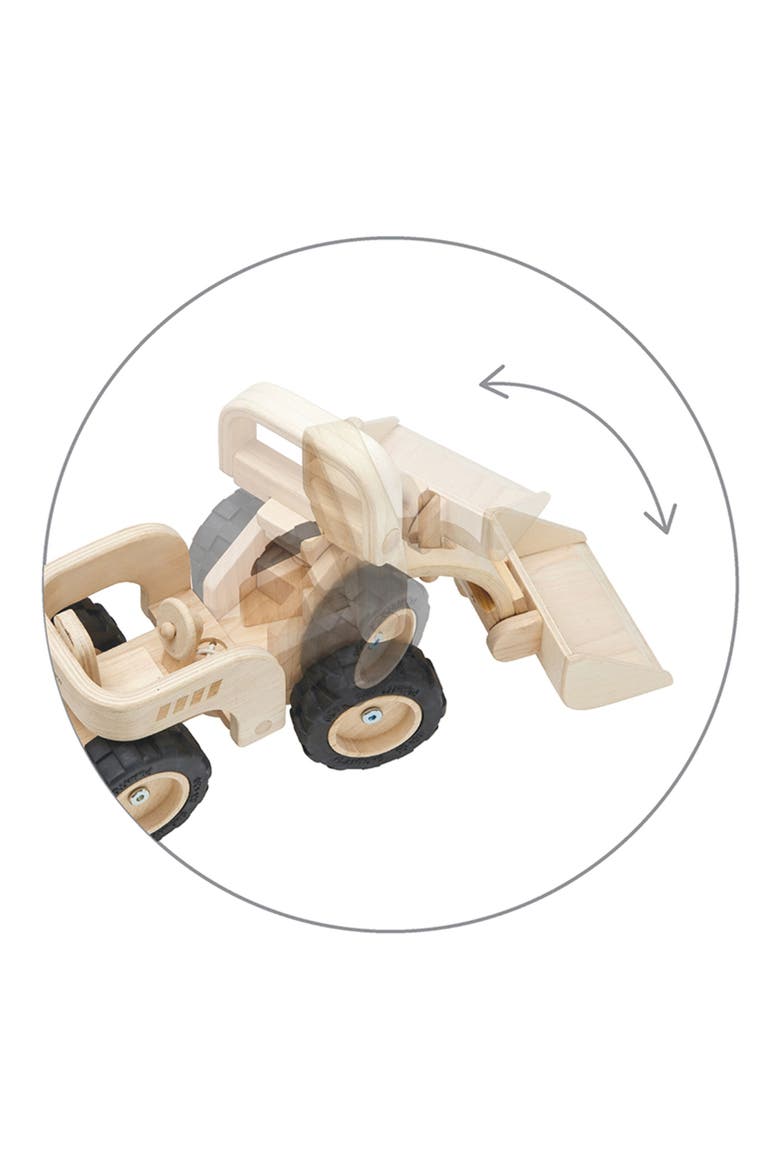 Bulldozer Toy, Alternate, color, NATURAL