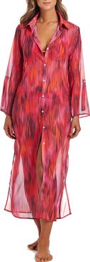 BLEU by Rod Beattie Long Shirt Cover-Up