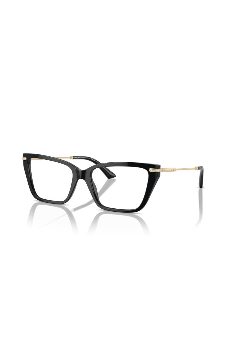 Jimmy Choo 53mm Cat Eye optical glasses, Main, color, Black