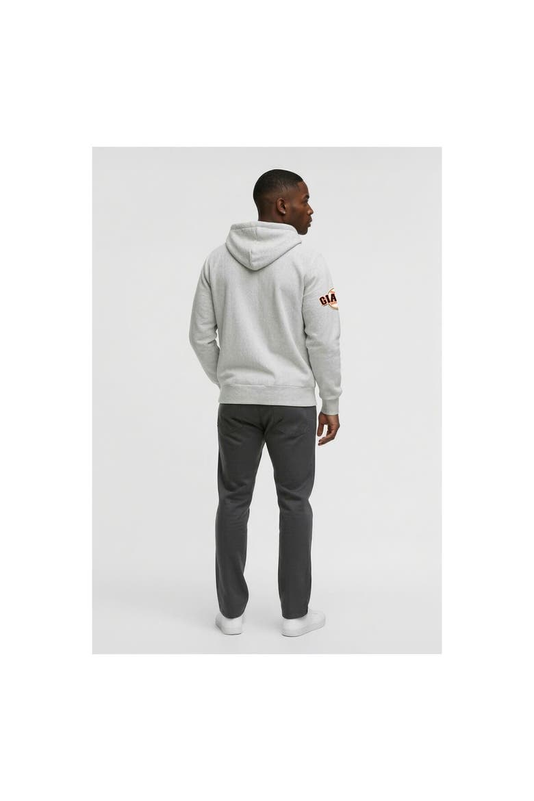 Men's Champion  Gray San Francisco Giants Reverse Weave Chenille Full-Zip Hoodie, Alternate, color, Gray
