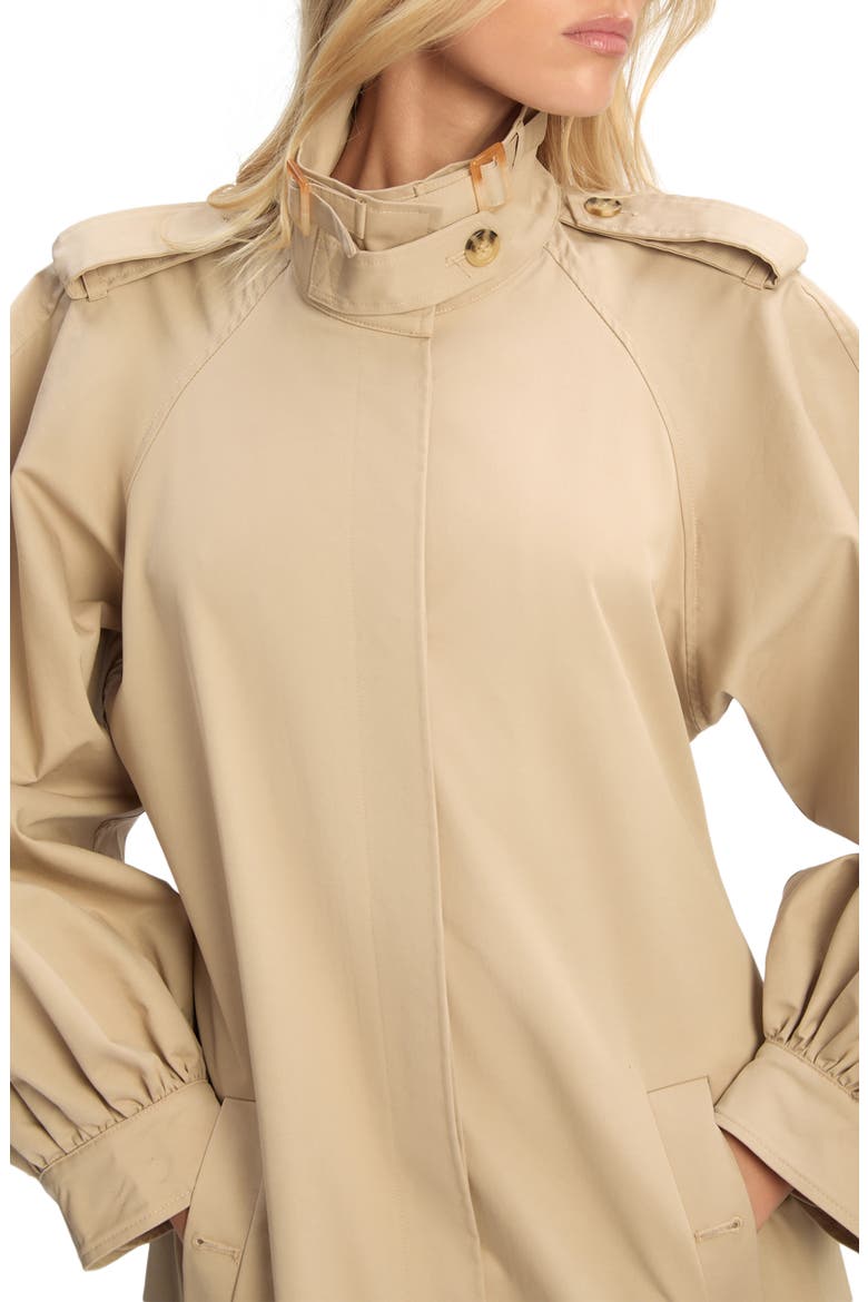 Isler Longline Trench Coat, Alternate, color, LATTE