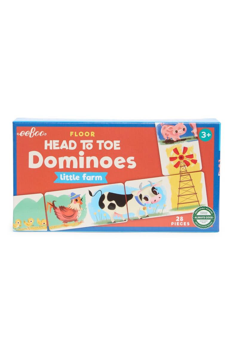 Little Farm Head to Toe Dominoes, Main, color, MULTI