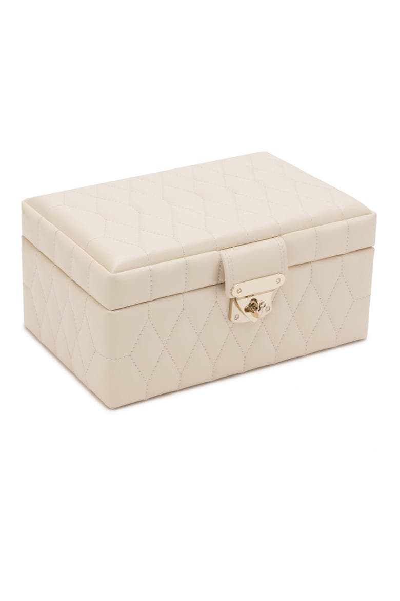 Caroline Small Travel Jewelry Case, Alternate, color, IVORY