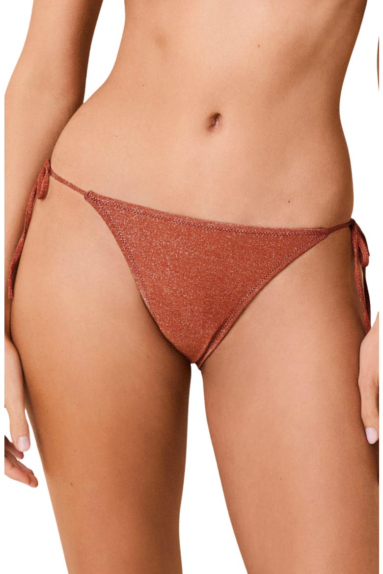 The Iris Glitter Bikini Bottoms, Main, color, SPICE
