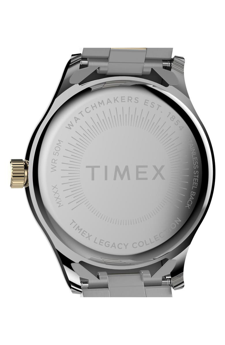 Timex<sup>®</sup> Legacy Two-Tone Bracelet Watch, 34mm, Alternate, color,