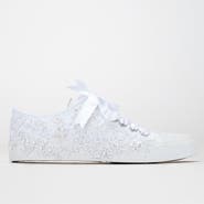 Forever & Always Shoes Shelby Lace White Bridal Sneakers