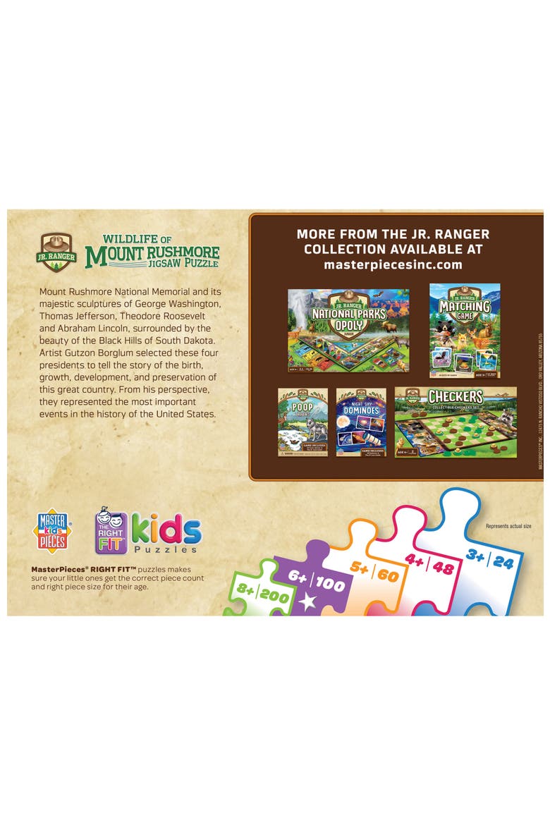 Wildlife of Mount Rushmore 100pc Puzzle, Alternate, color, Multicolor