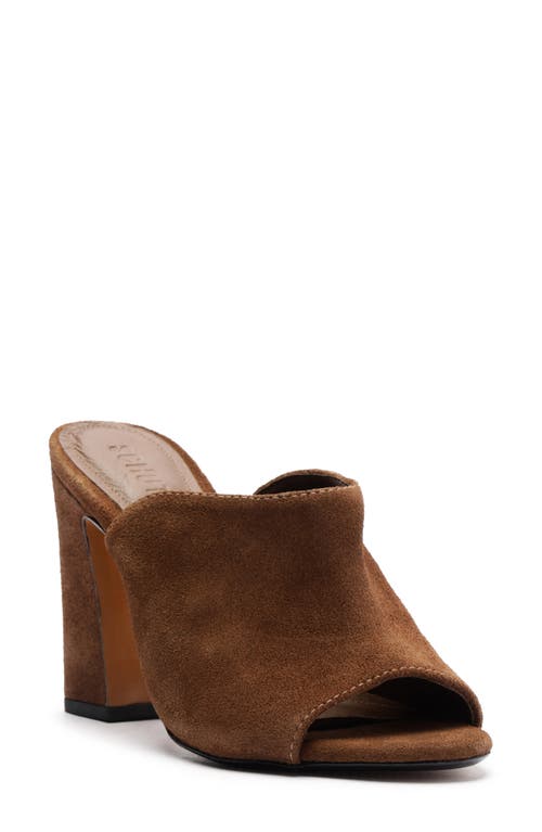 Schutz Esme Slide Sandal In Brown