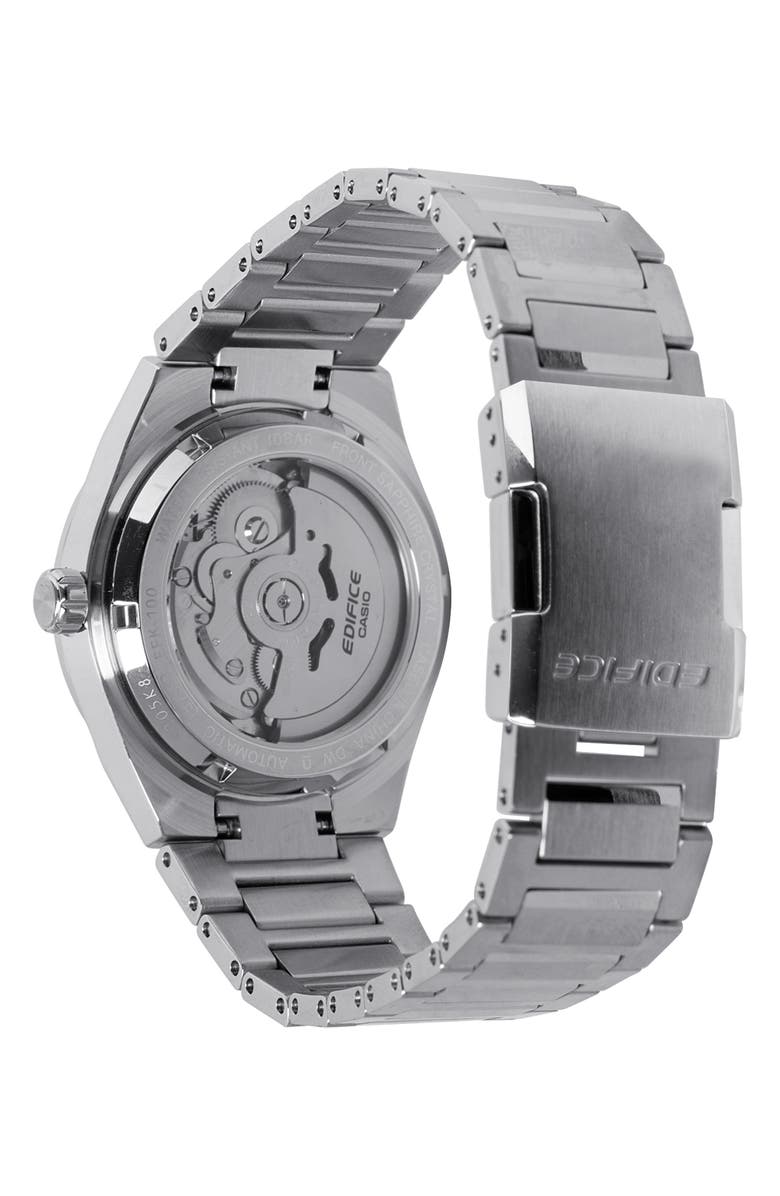 CASIO Edifice EFK-100D-1A Automatic Bracelet Watch, 43.5mm, Alternate, color, Silver