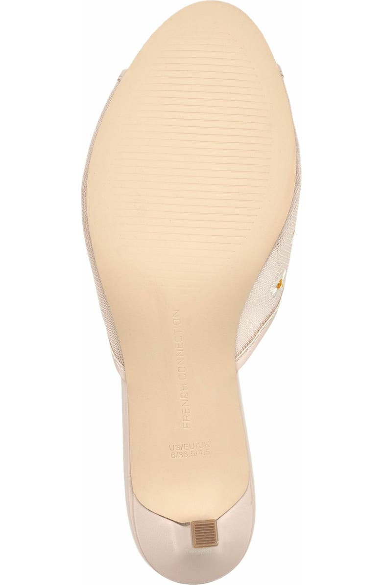 French Connection Nancy Mesh Embroidered Kitten Heel, Alternate, color, Nude